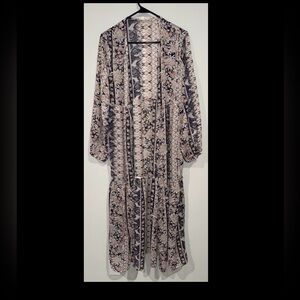 Floral Chiffon Kimono Size Small Brand Rebellion